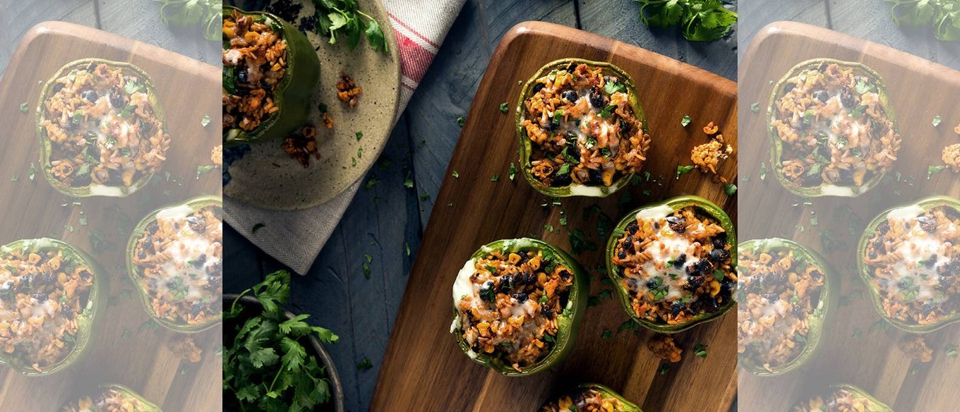 Lätta, fyllda bakade paprikor Dolmio