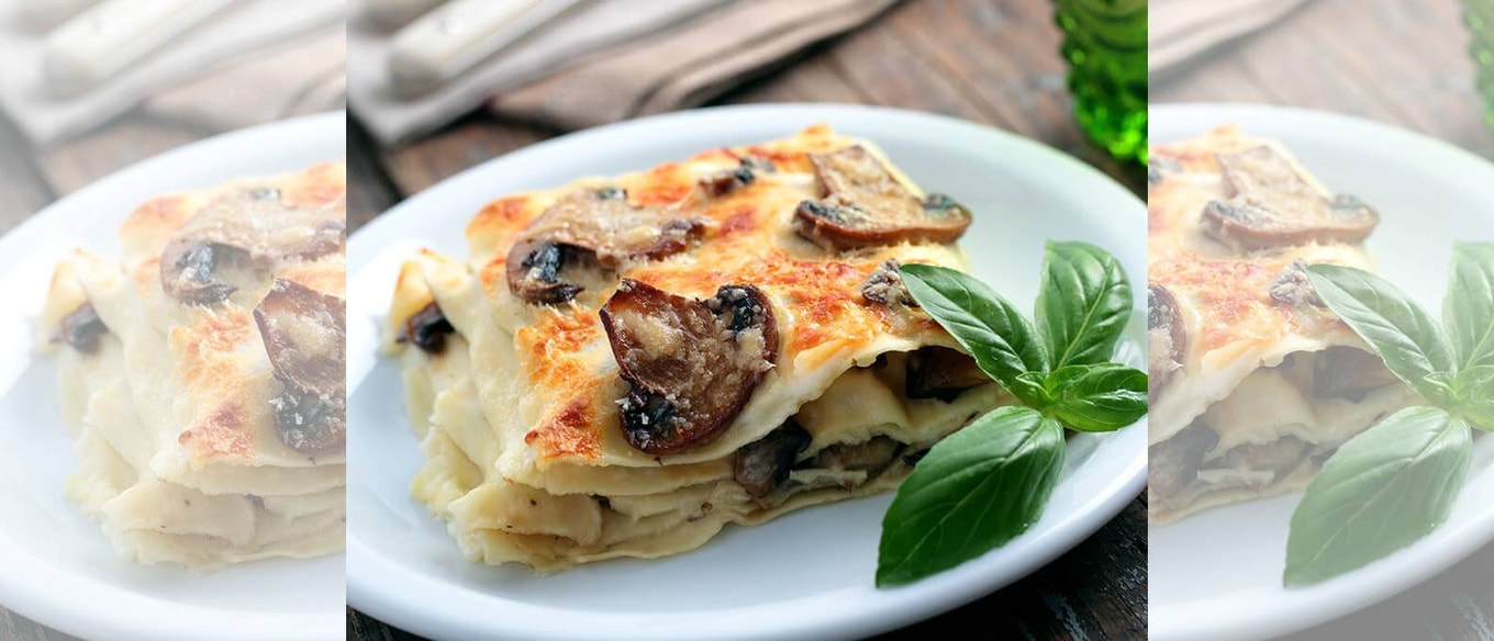 Nöt- och svamplasagne Dolmio