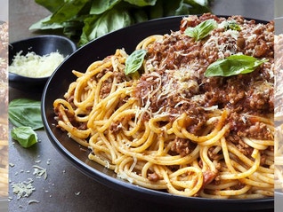 Spaghetti med köttfärssås Dolmio